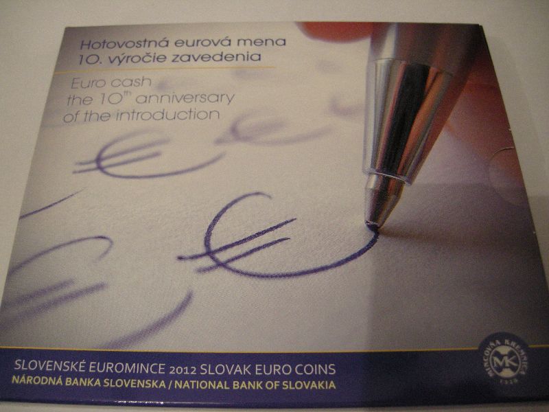 (afbeelding voor) BU set Slowakije 2012 Tien jaar eur0